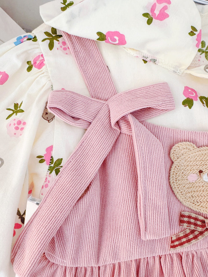 ✨ Vestido Infantil "Osito Dulce"