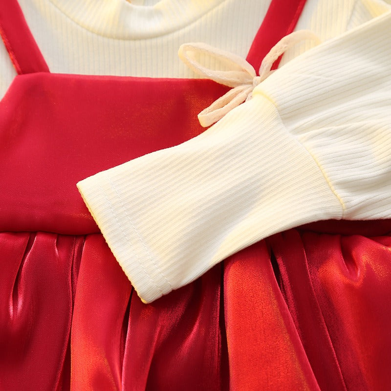 🍓Conjunto Vestido Jumper strawberry 🍓