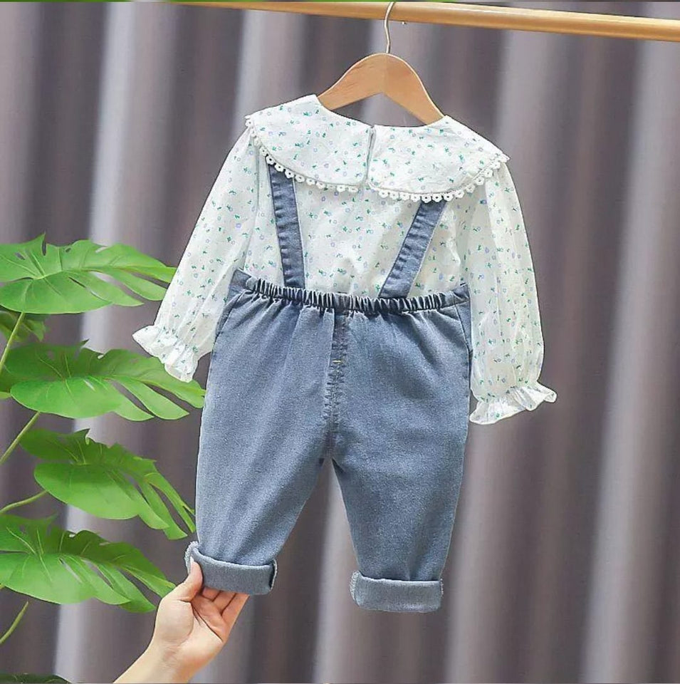 👖Conjunto Denim Chic y Cerezas 🍒